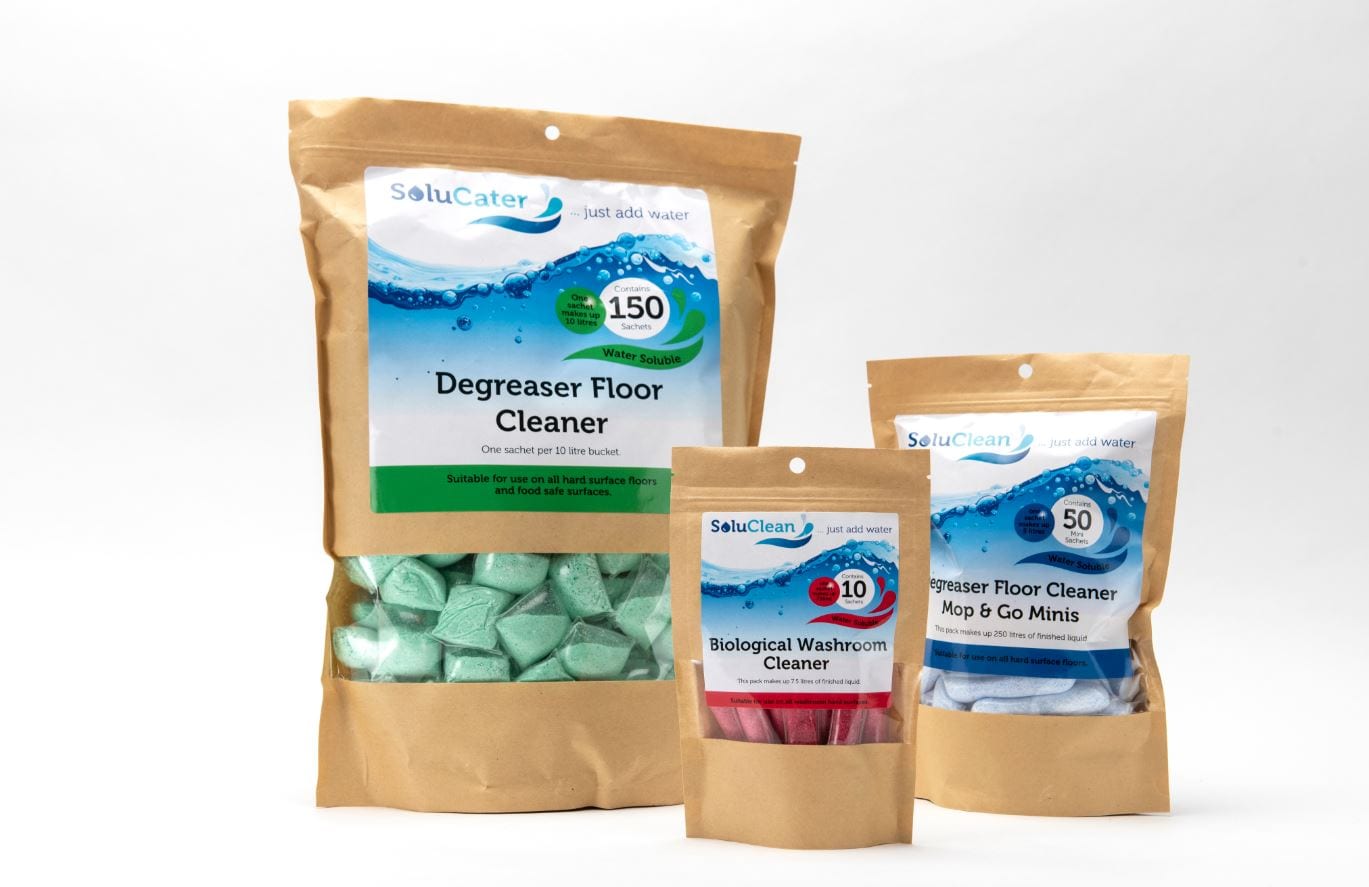 Solupak Products - Water Soluble Cleaning Pods - Solupak